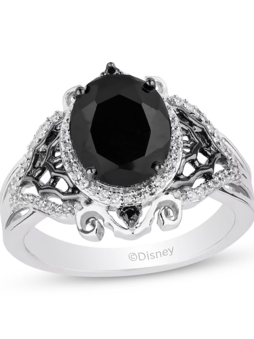 Kay’s nightmare before Christmas onyx ring